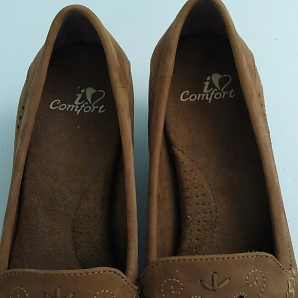 I LOVE COMFORT GENUINE SUEDE, LOW, BLOCK HEEL PADDED INSOLE - Picture 5 of 10